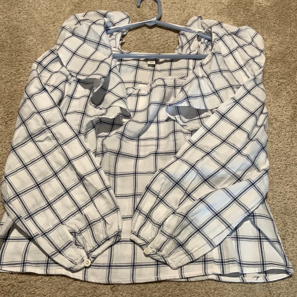 Womens J Crew L/S blouse